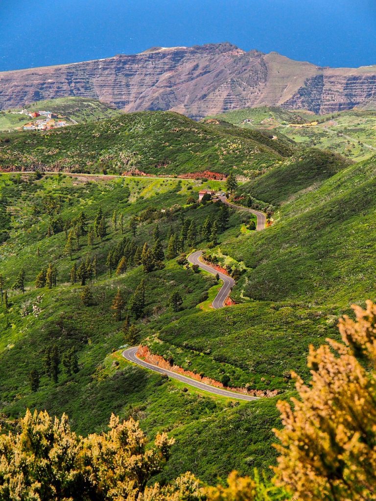 montañas la Gomera