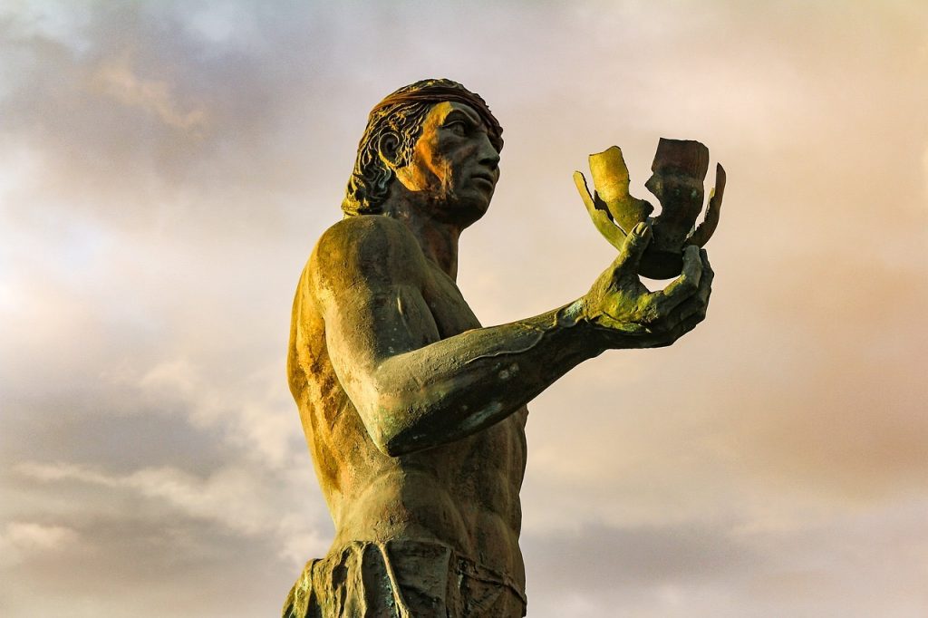 estatua la Gomera