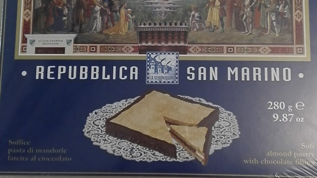 TORTA TRE MONTI, platos típicos de San Marino 