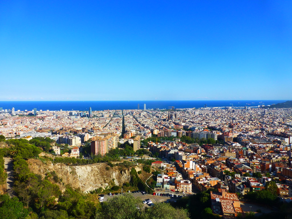 Imagen panorámica de la ciudad Condal