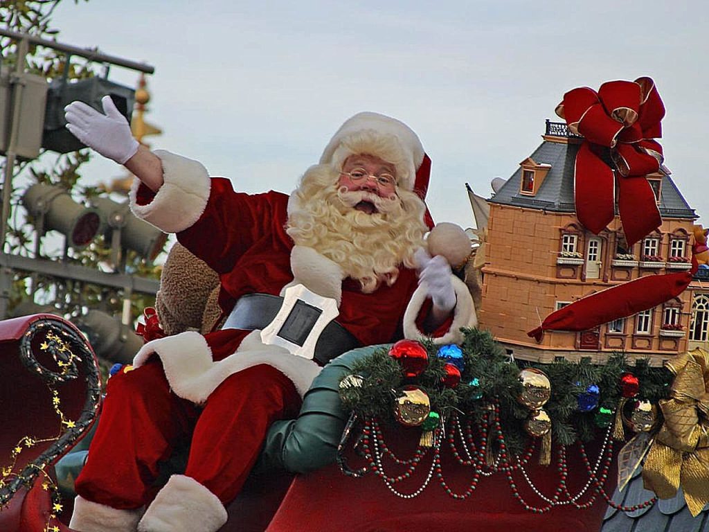 Papa Noel en la ciudad mas navideña del mundo