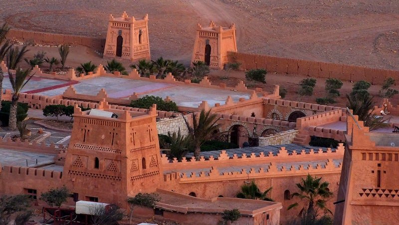 Marrakech edificios rojos
