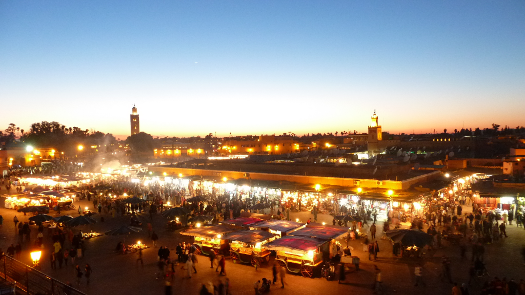 Marrakech de noche