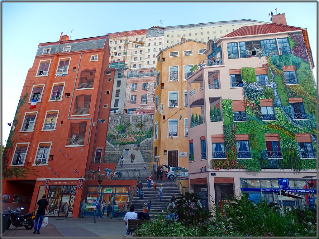 Coloridos Murales de Lyon