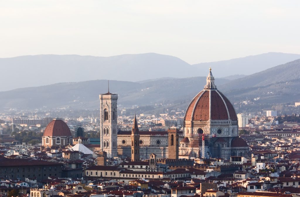 Guía turística de Florencia, imagen de la  catedral de santa maria in fiore