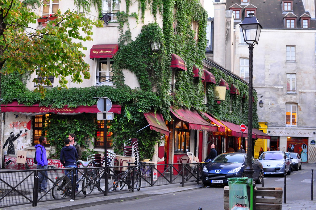Imagen barrio Le Marais en París