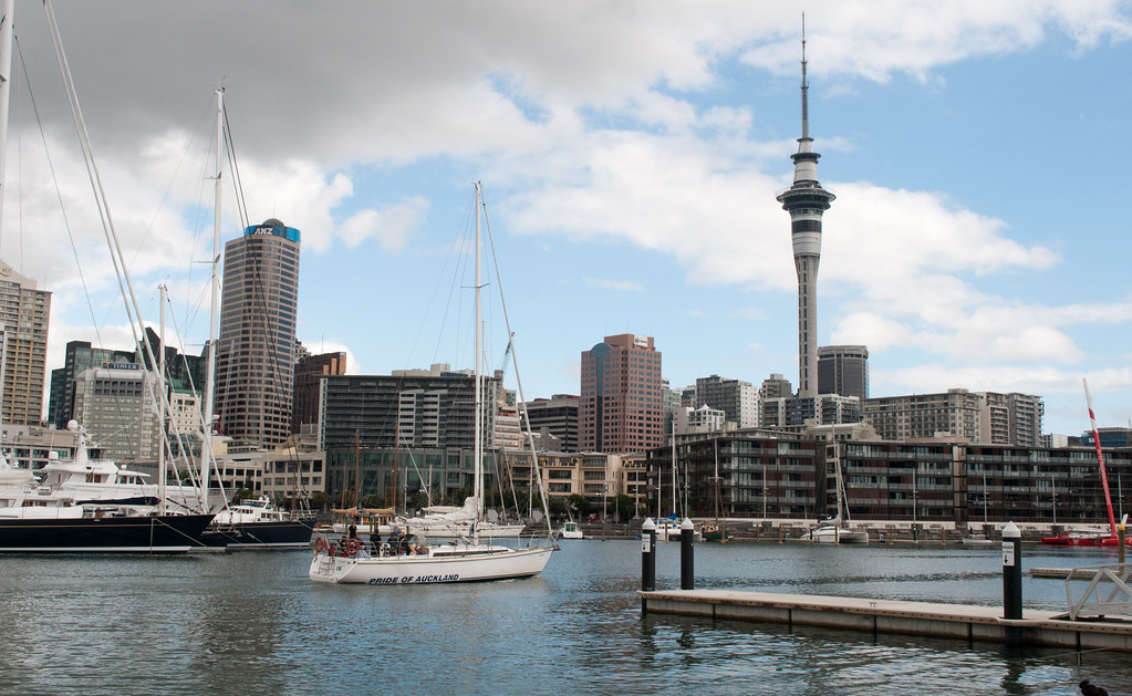Lugar que no te puedes perder de la Guía Turística de Auckland el Viaduct Harbour