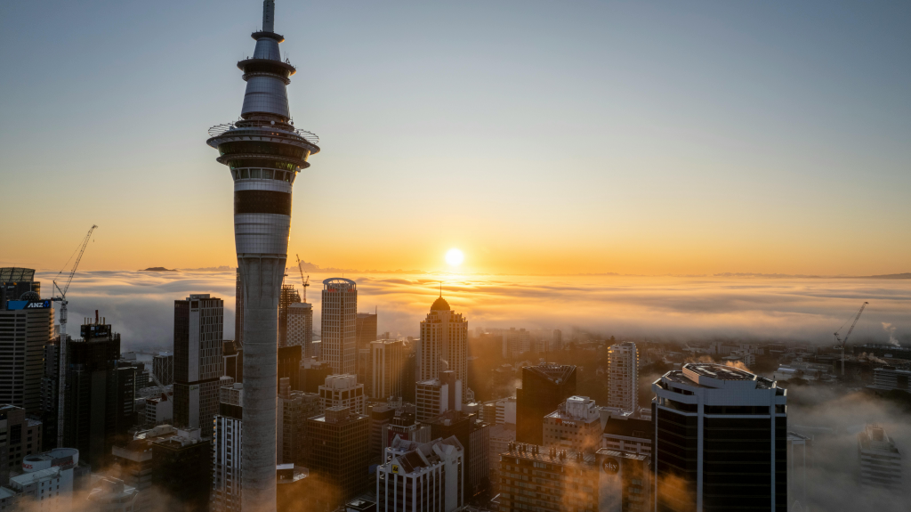 Guía Turística de Auckland, imagen de la Sky Tower de Auckland 