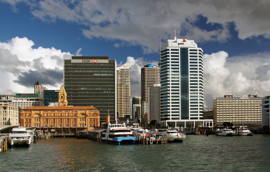 Guía Turística de Auckland , punto importante de la ciudad de Auckland el WaterFront