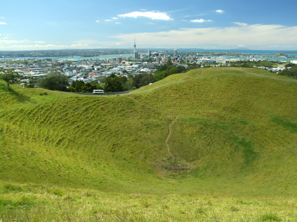 Otro lugar importante de la Guía Turística de Auckland, el Monte Eden en Auckland