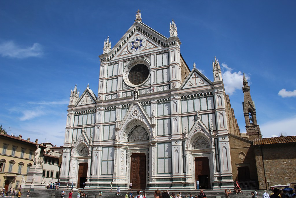 Basílica de Santa Croce, imagen de la guía de Florencia 