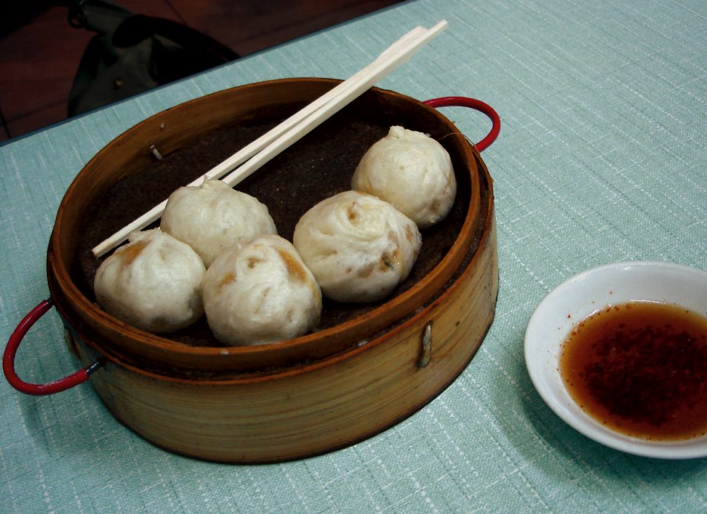 Baozi plato típico chino 