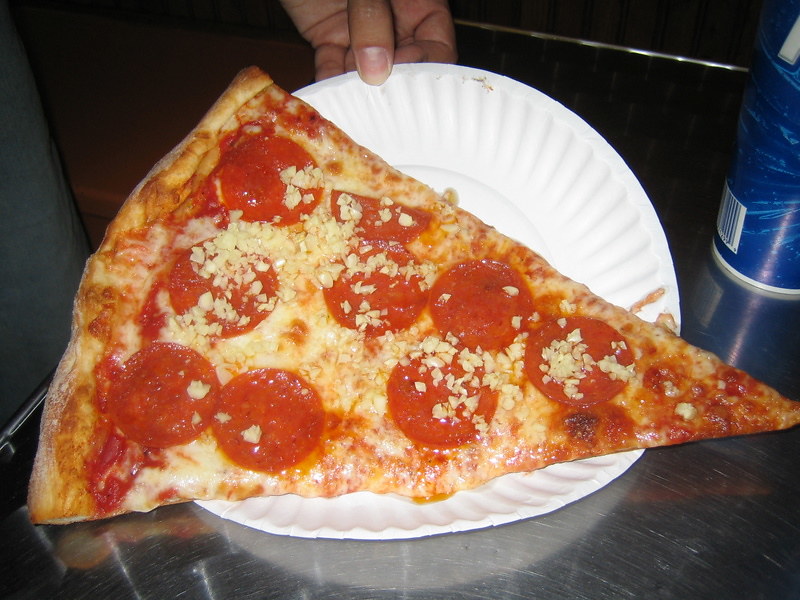 Comida Típica de Nueva York pizza