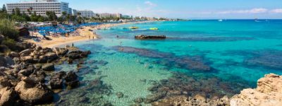 Protaras coastline in summer, Cyprus